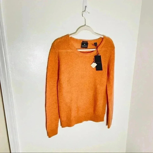 NWT Scotch & Soda Maison Scotch Peach Knit Long Sleeve Crew Neck Sweater - Picture 7 of 7